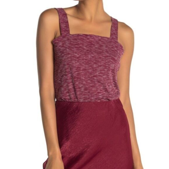 Bobeau Ribbed Marl Tank - Picture 1 of 6